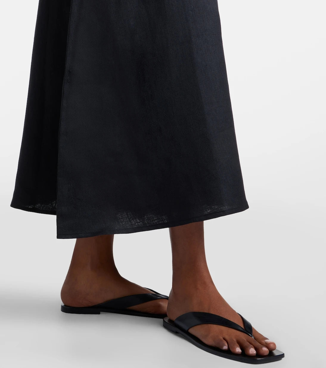 Asceno - Ida linen midi dress