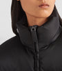 Prada Black Crop Re-Nylon Puffer Jacket
