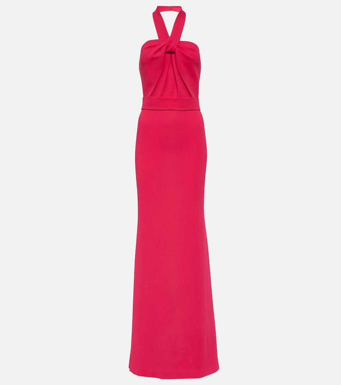 Elie Saab - Halterneck crêpe gown