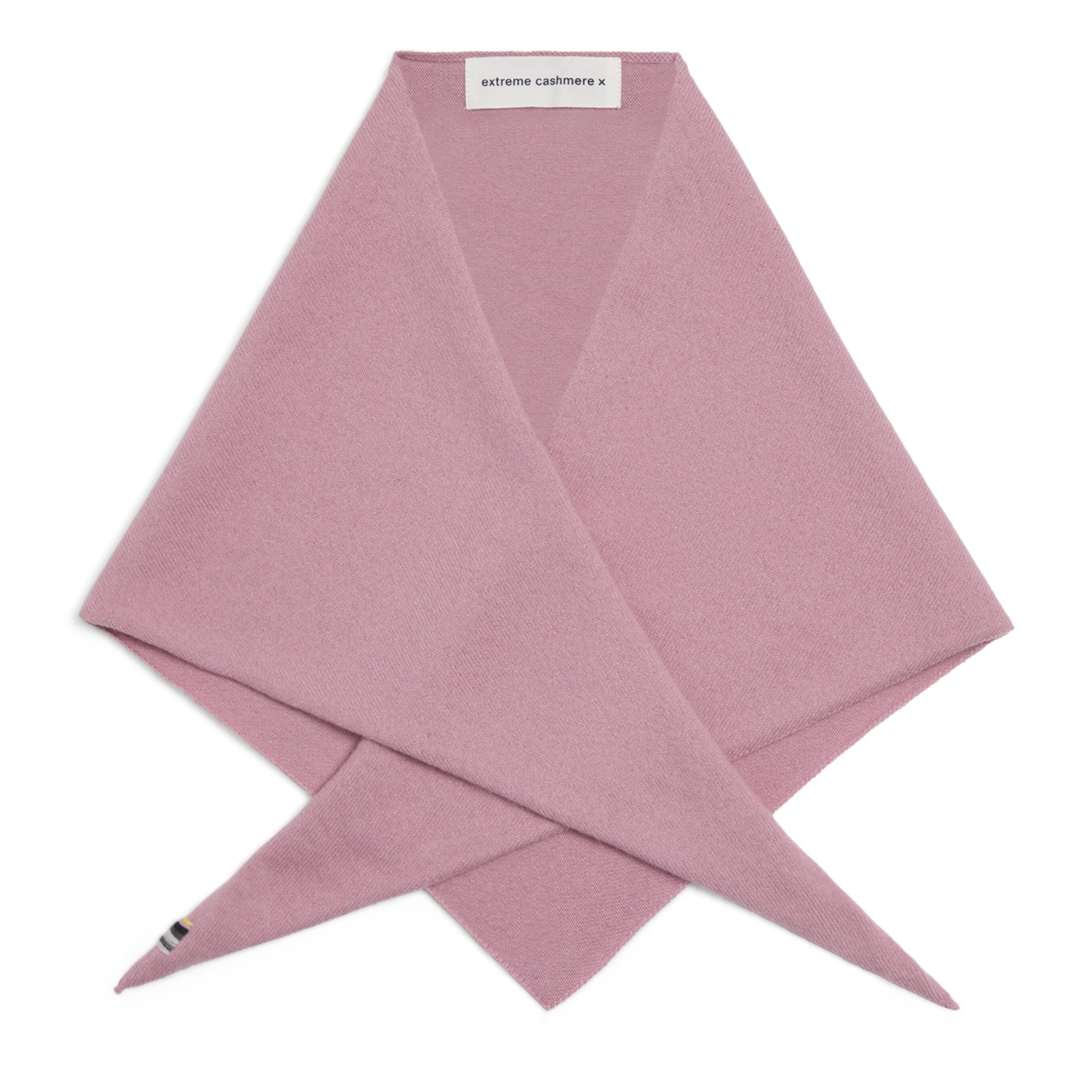 extreme cashmere Pink Cashmere-Blend No.35 Bandana