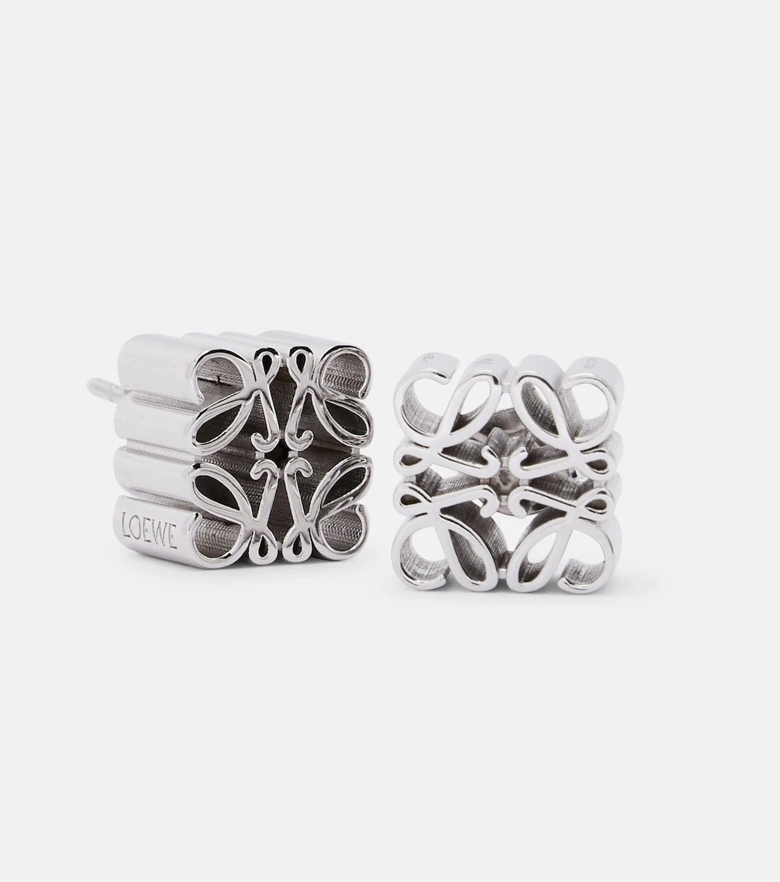 Loewe - Anagram sterling silver stud earrings