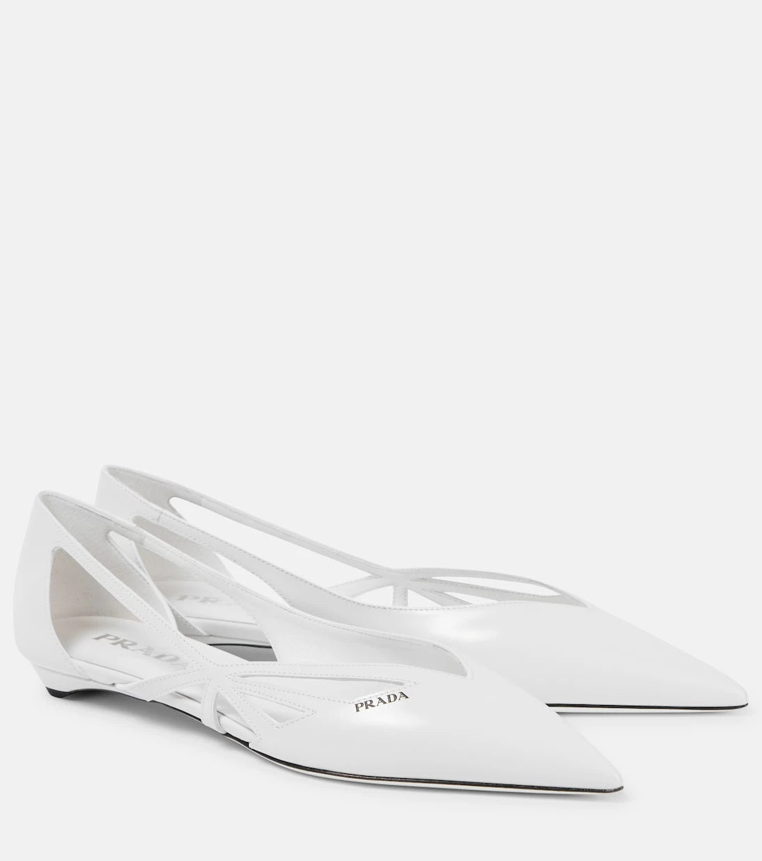 Prada - Leather ballet flats