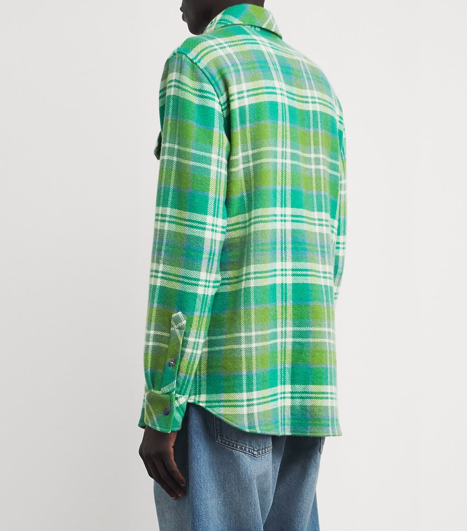 Cashmere Plaid Shirt
