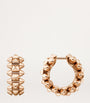 Small Rose Gold Clash de Cartier Hoop Earrings