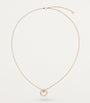 CHANEL Beige Gold and Diamond Coco Crush Necklace