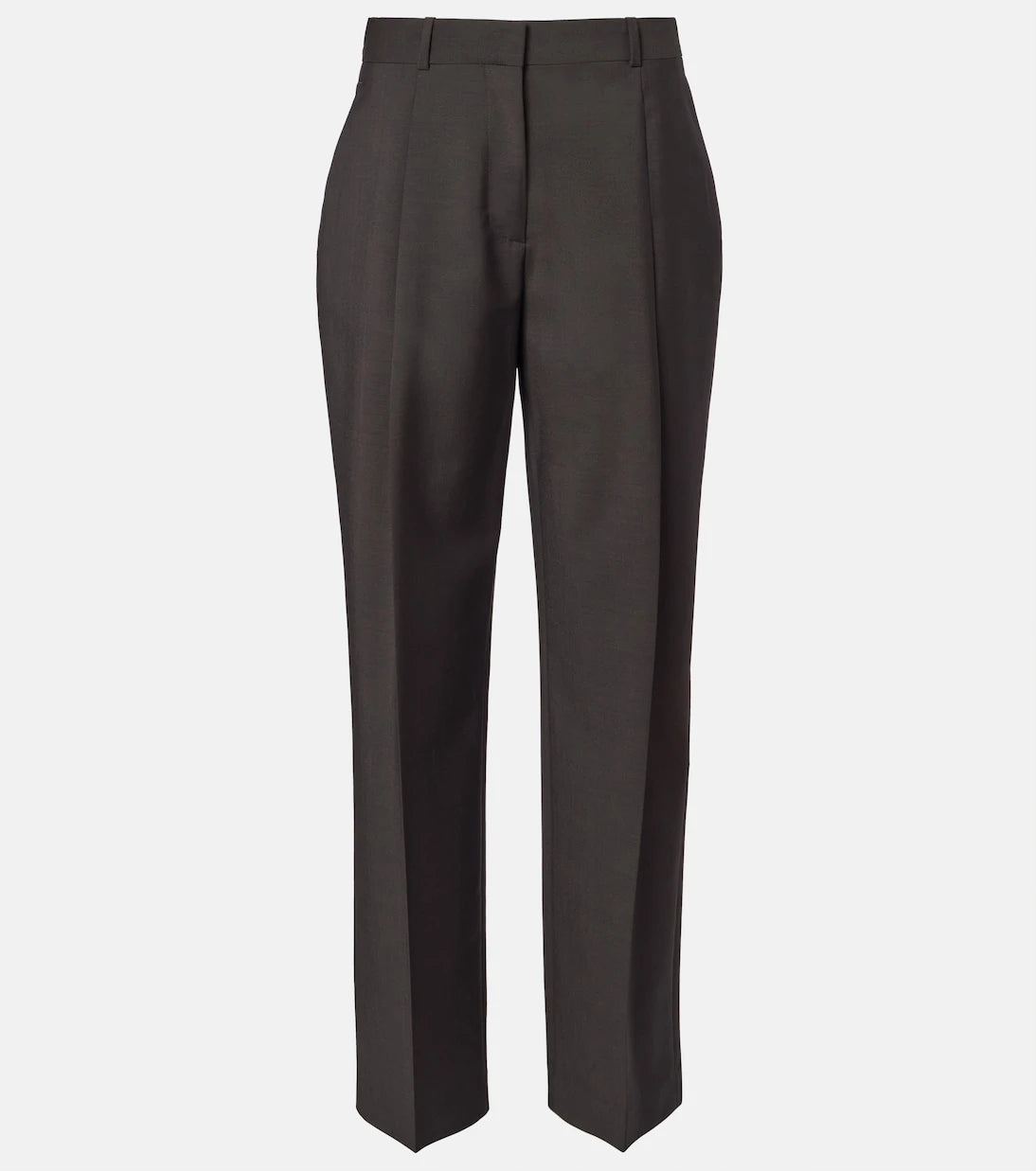 The Row - Mikkela high-rise wool and mohair pants