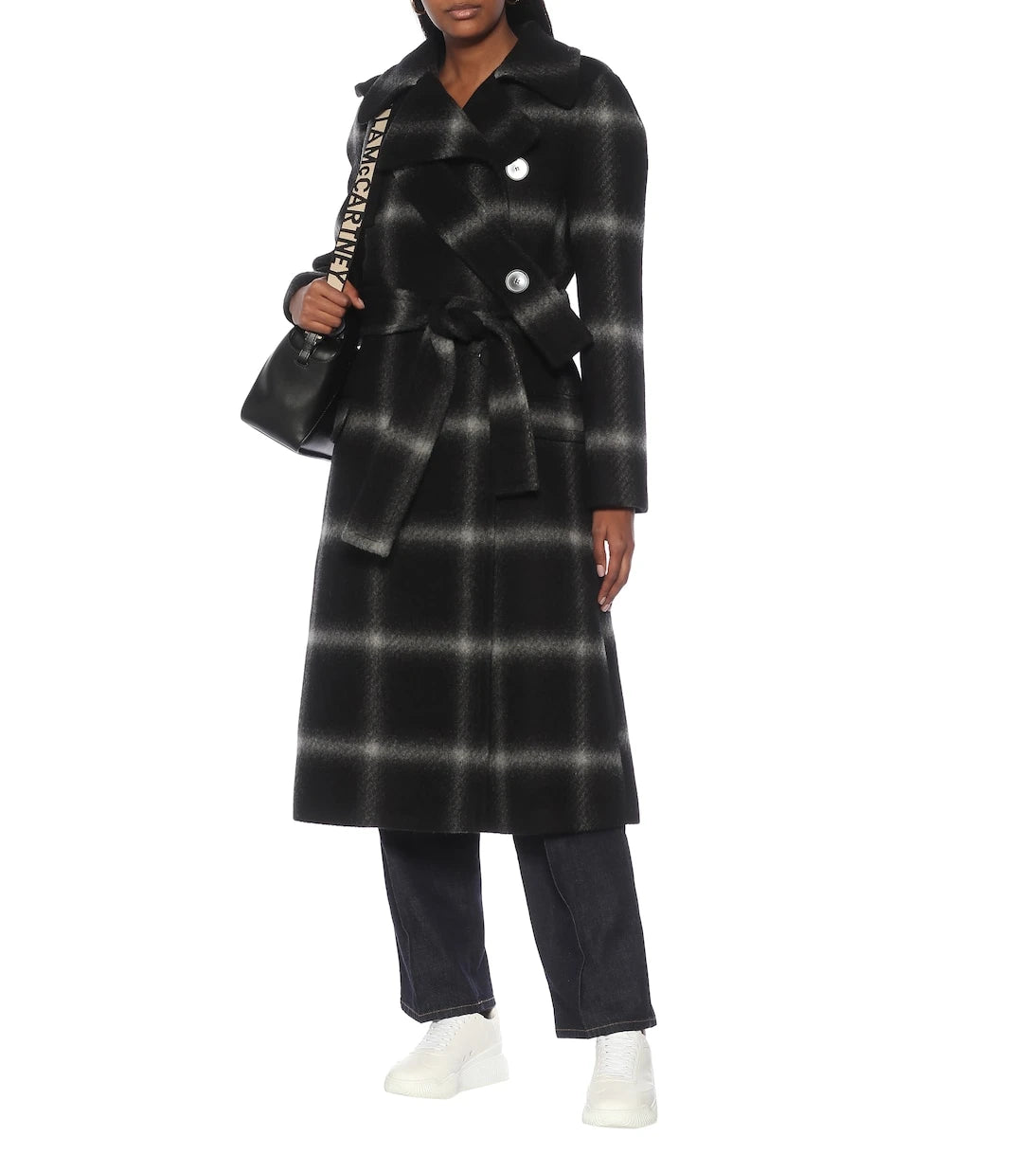 Stella McCartney - Checked wool coat