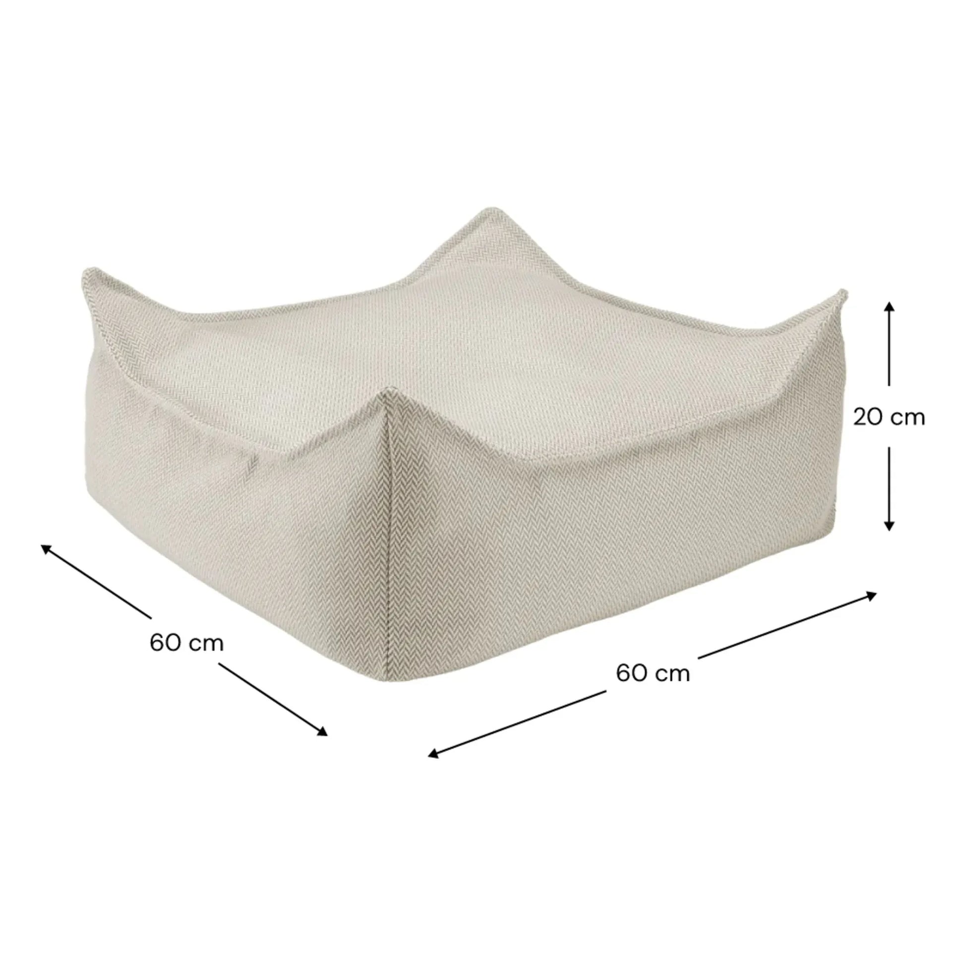 Wigiwama - Outdoor ottoman | Sand