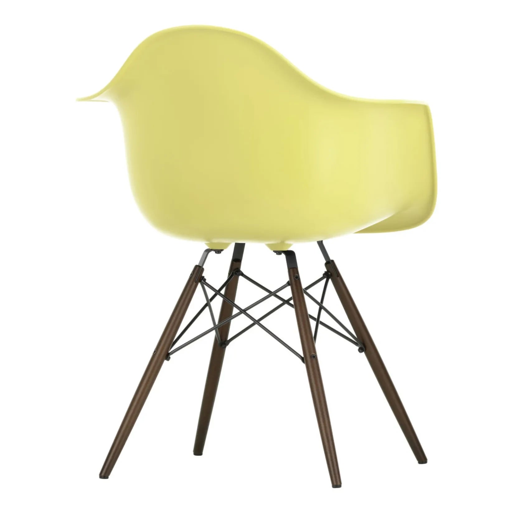 Vitra - DAW chair - maple base - Charles &amp; Ray Eames | Lemon yellow