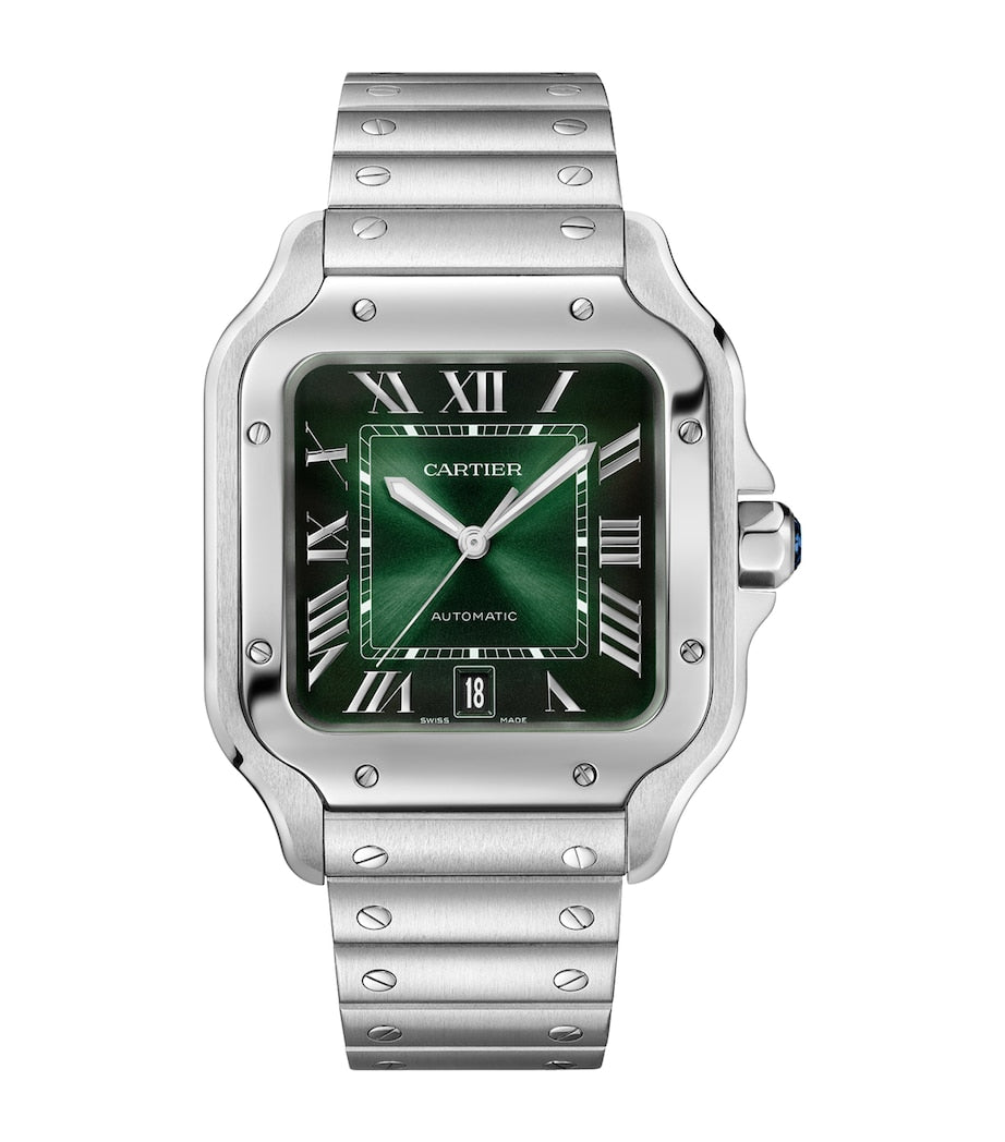 Steel Santos de Cartier Watch 39.8mm