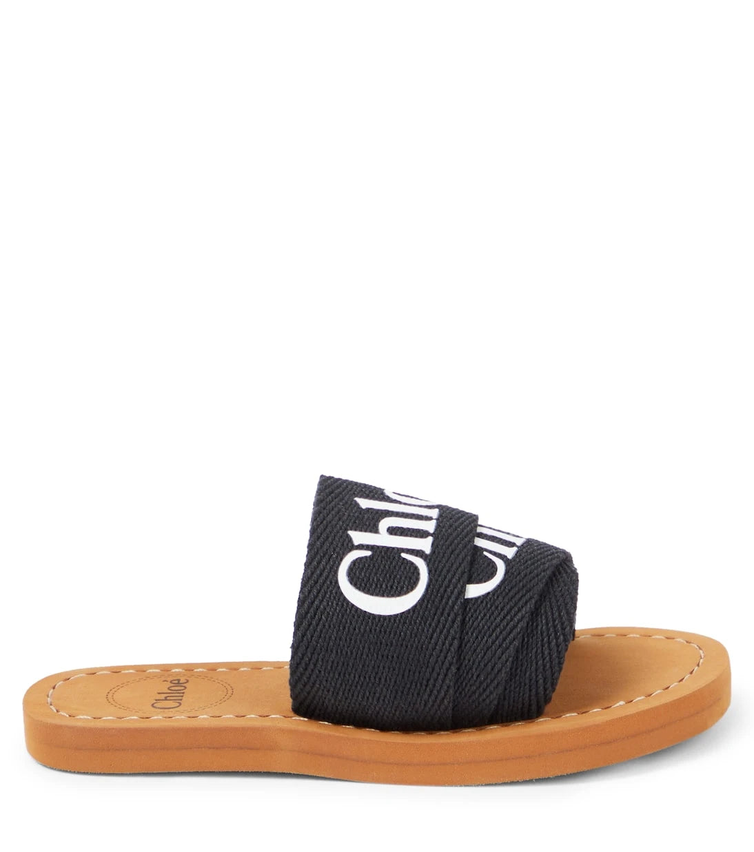 Chloé Kids - Su mavisi logolu sandalet