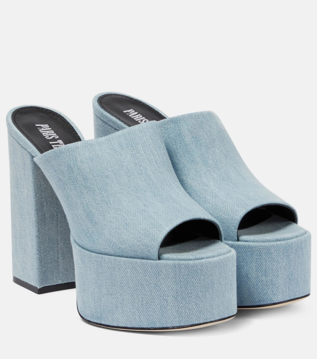Paris Texas - Sasha denim platform mules