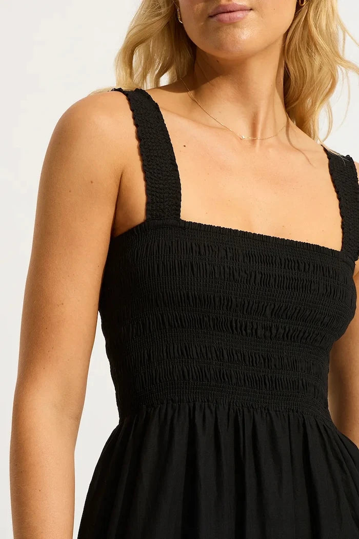Seafolly рокля от памук Faithful Midi Dress
