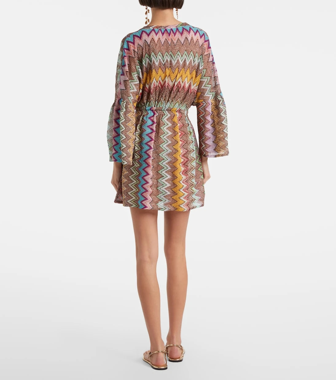 Missoni - Zigzag lamé kaftan