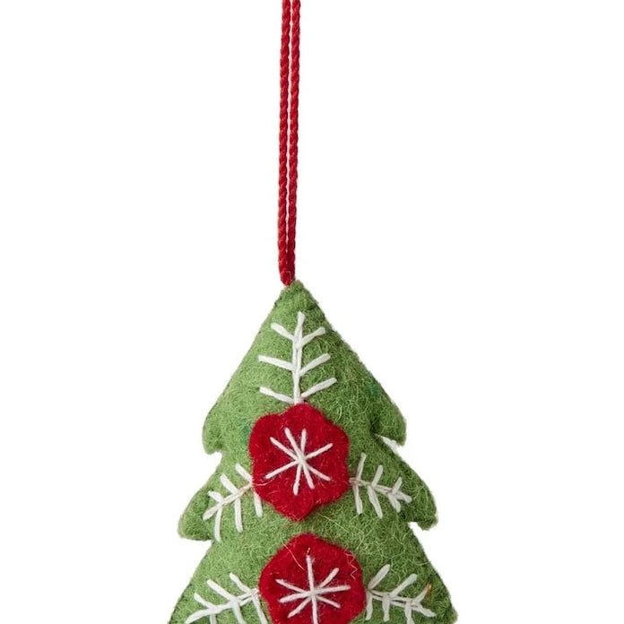 Декоративна висулка Rice Christmas Tree Fabric