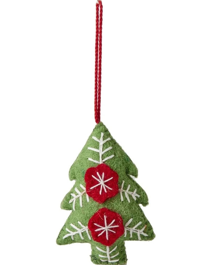 Декоративна висулка Rice Christmas Tree Fabric