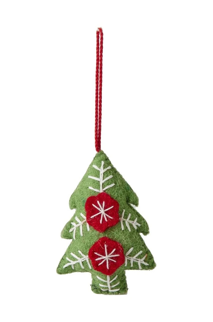 Декоративна висулка Rice Christmas Tree Fabric