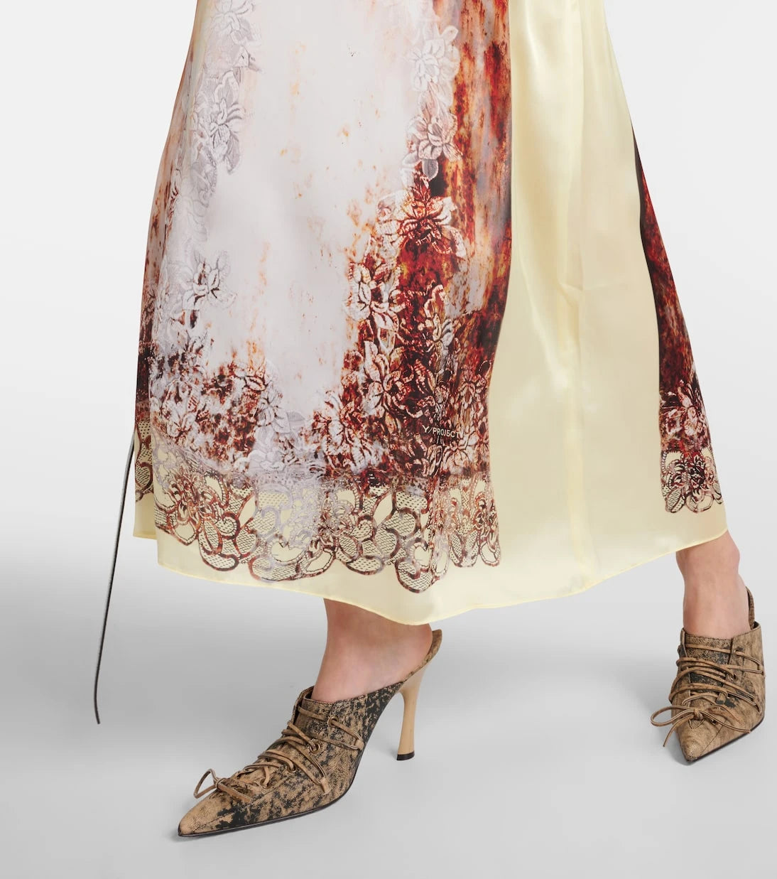 Y/Project - Printed maxi skirt