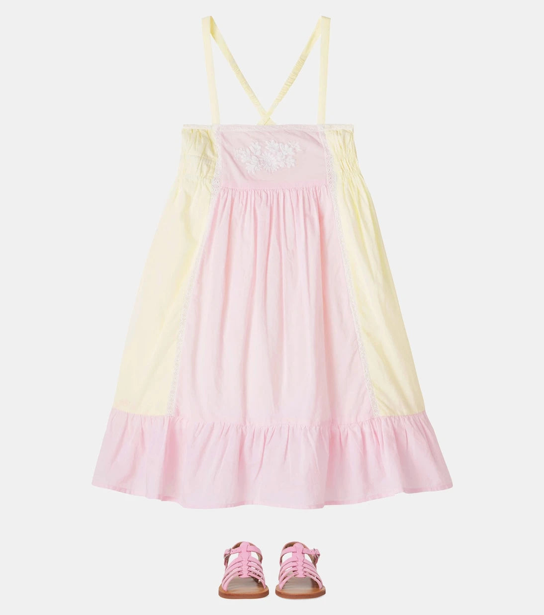 Louise Misha - Marcelina embroidered cotton dress