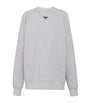 Grey Cotton Logo Sweatshirt