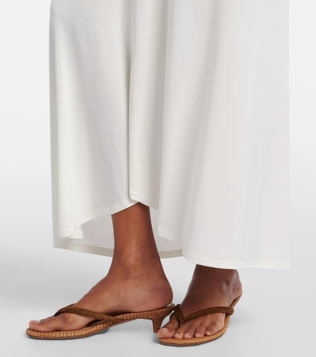 Jade Swim - Skyla ruched jersey maxi skirt