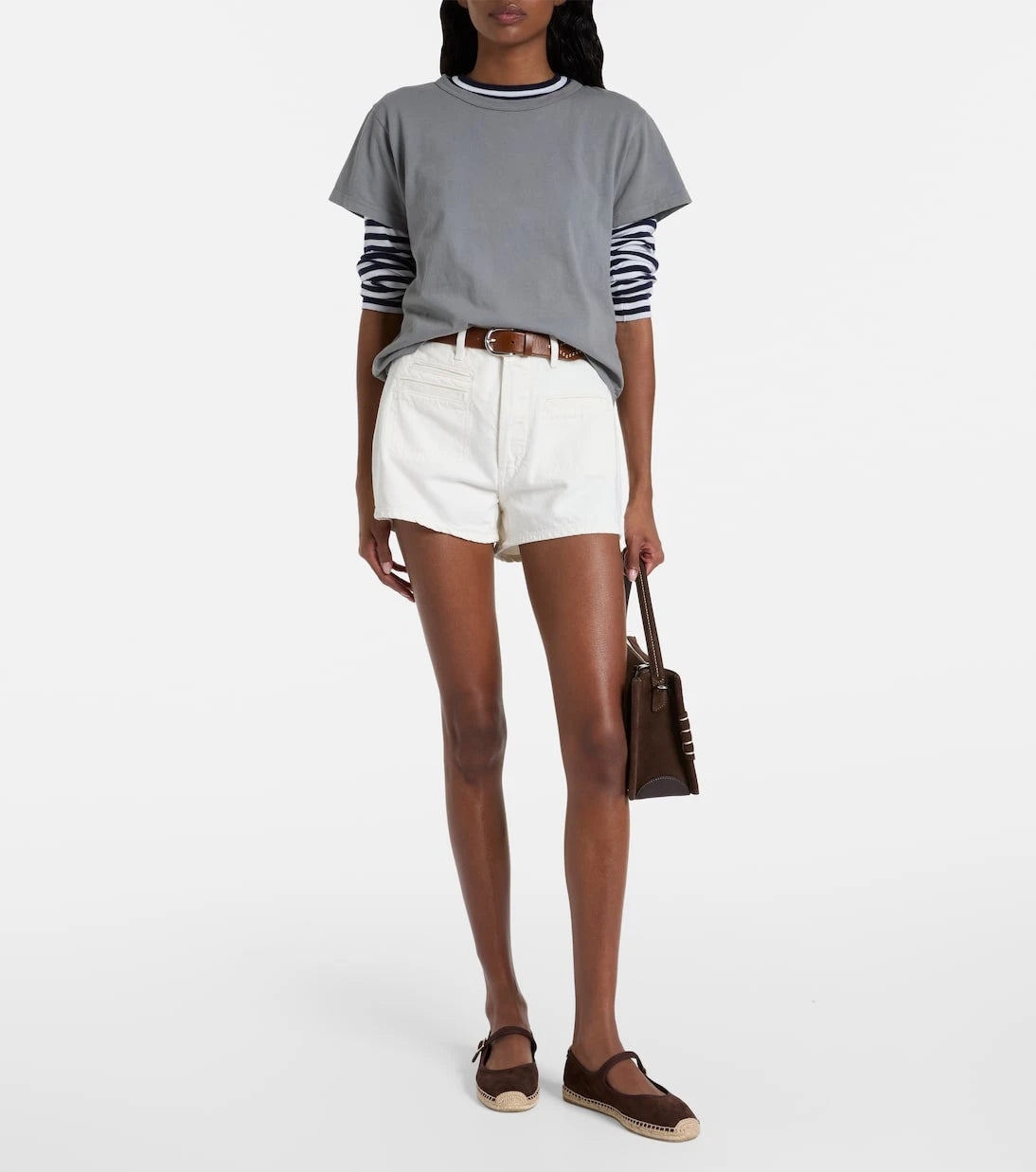 Tory Burch - Suede Mary Jane espadrilles
