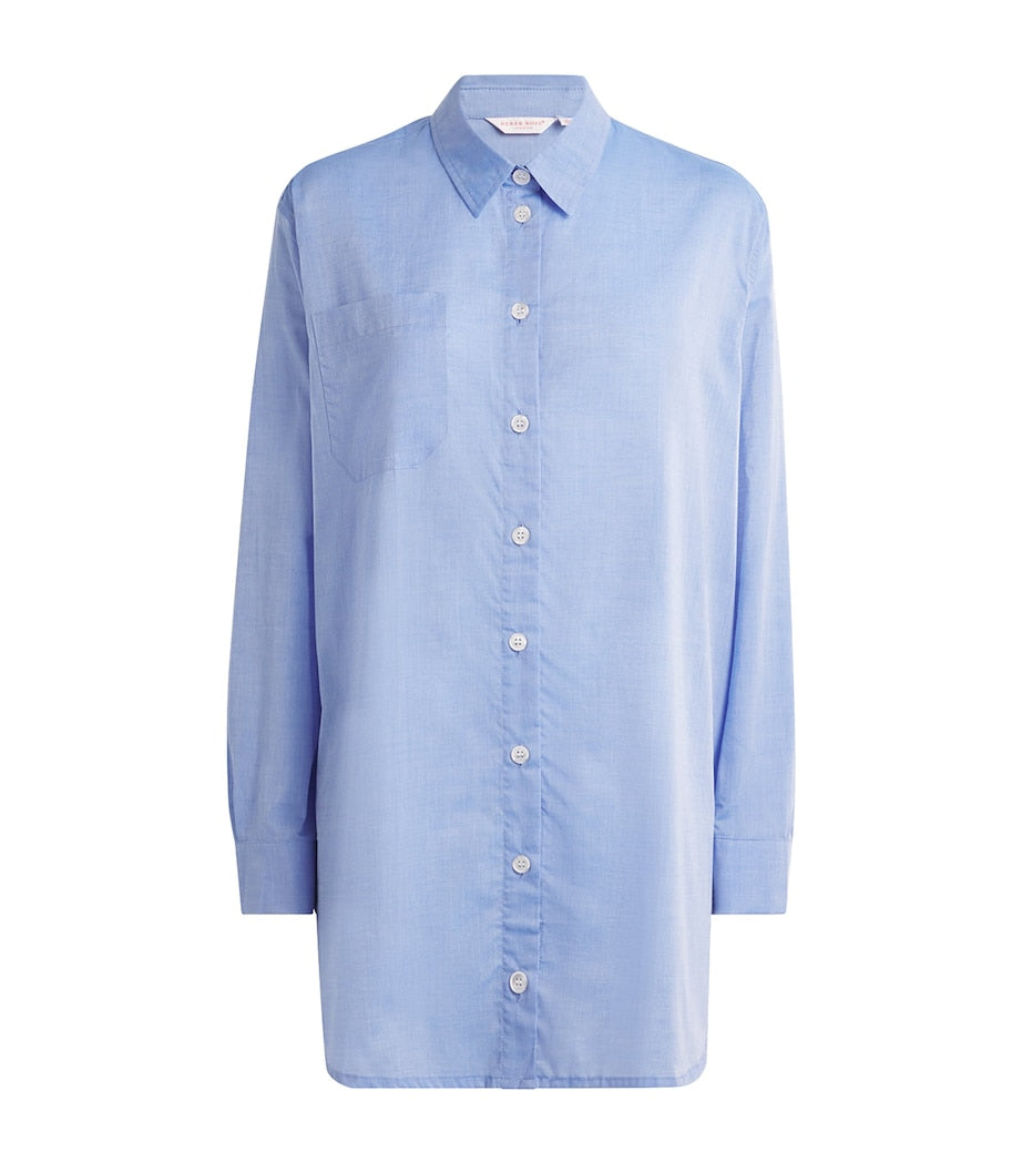 Blue Cotton Nightshirt
