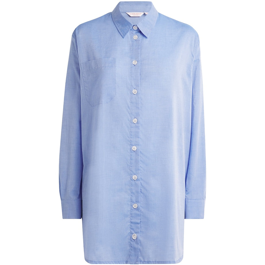 Blue Cotton Nightshirt