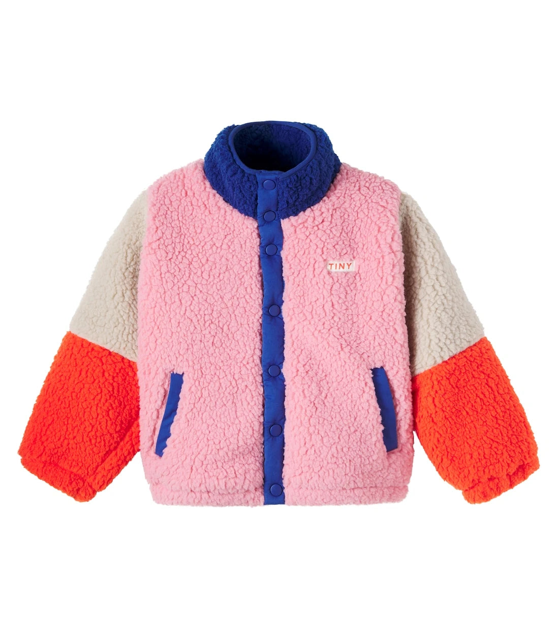 Tinycottons - Colorblocked teddy jacket
