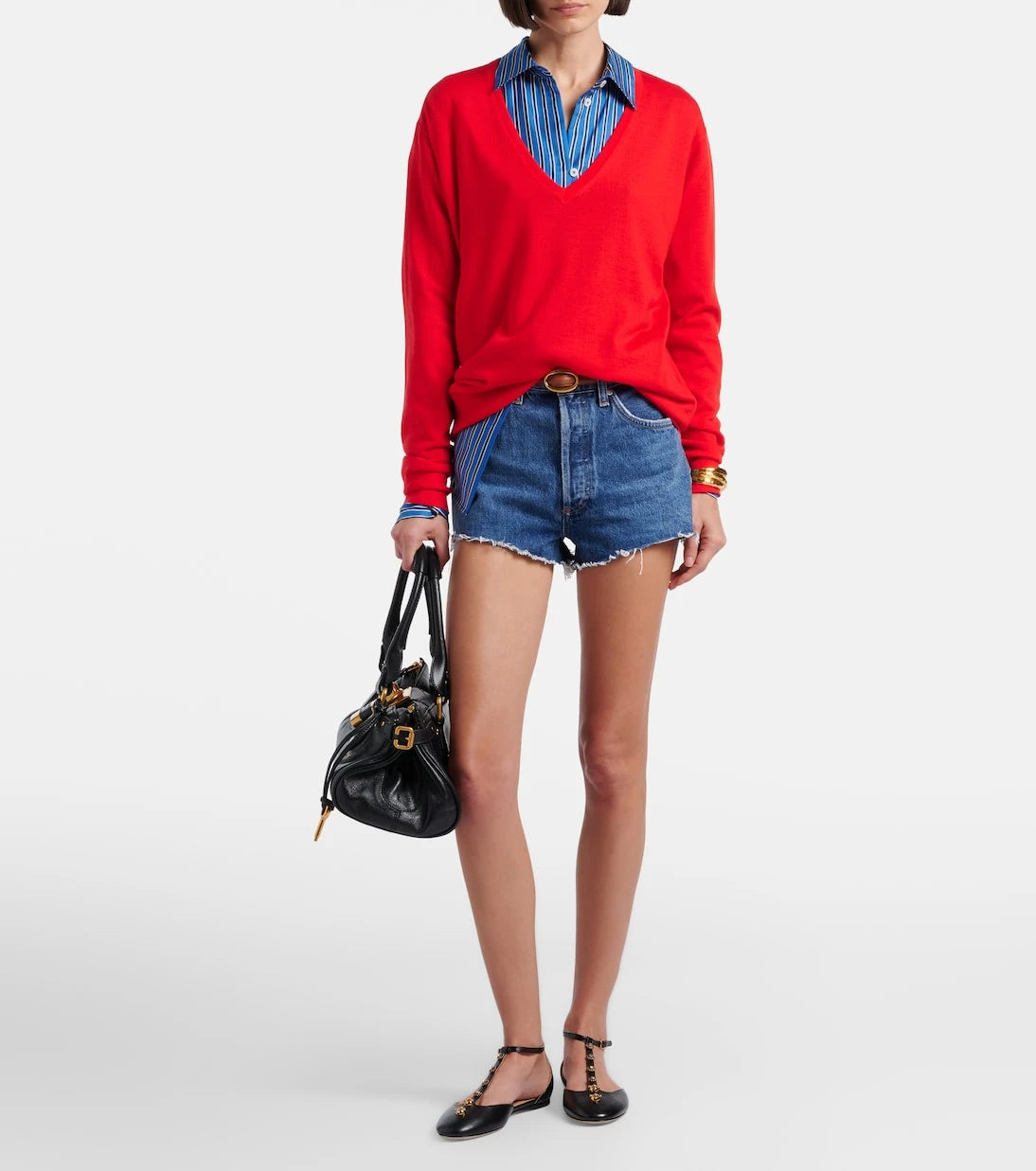 Agolde - Ridley denim shorts