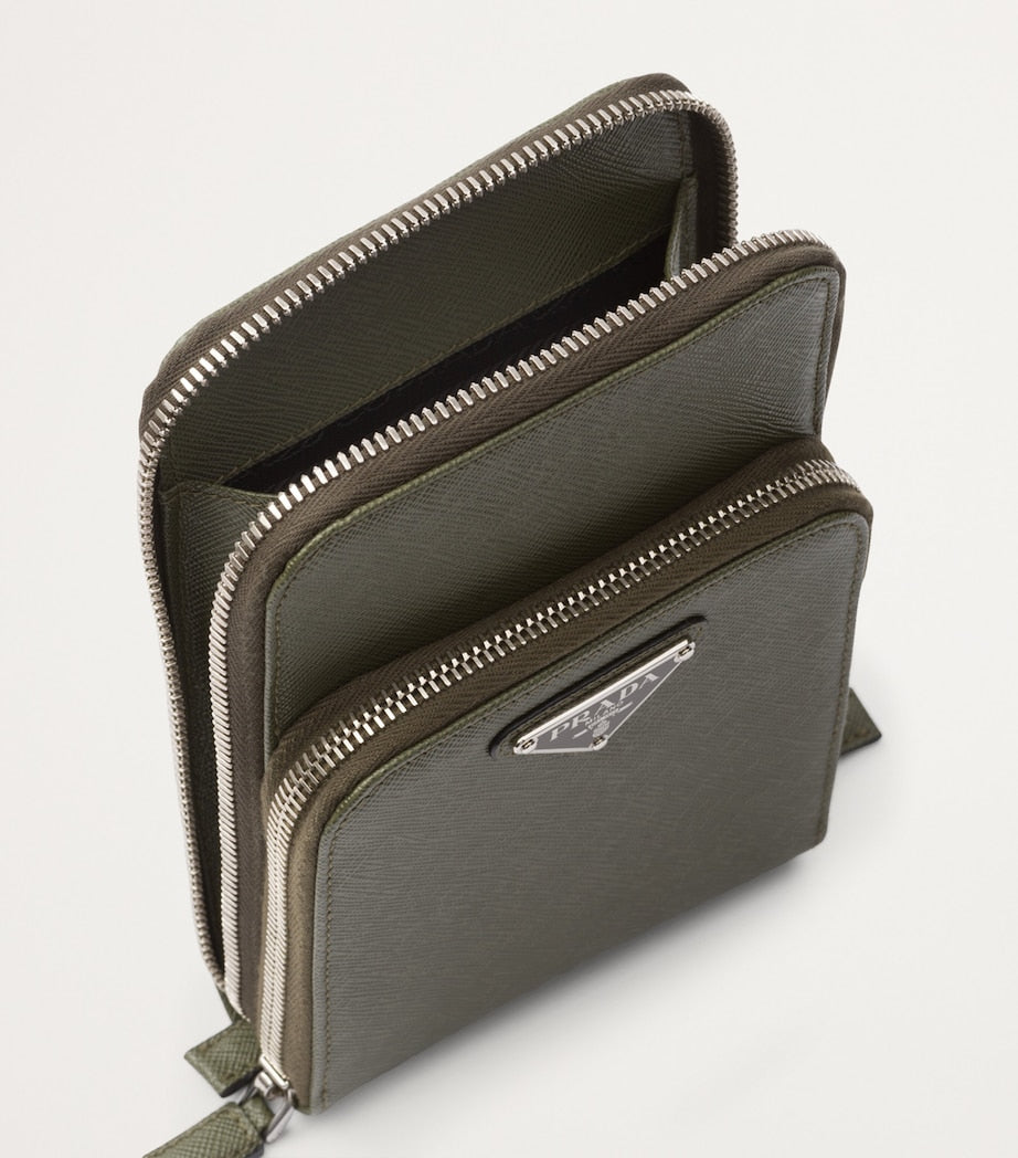 Saffiano Leather Smartphone Case