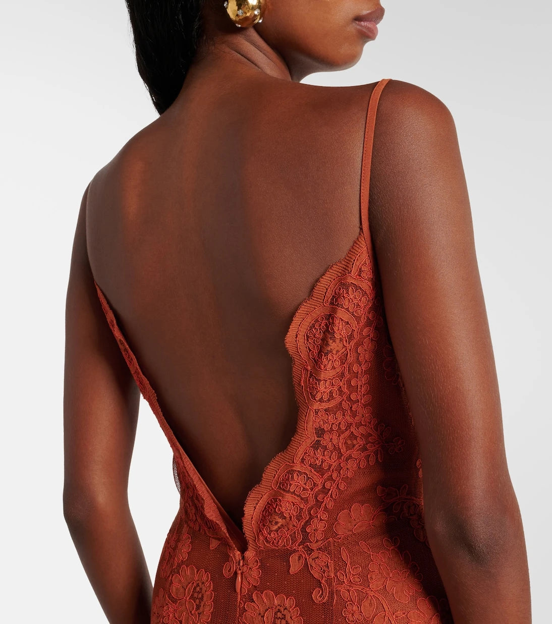 Self-Portrait - Sheer lace maxi dress