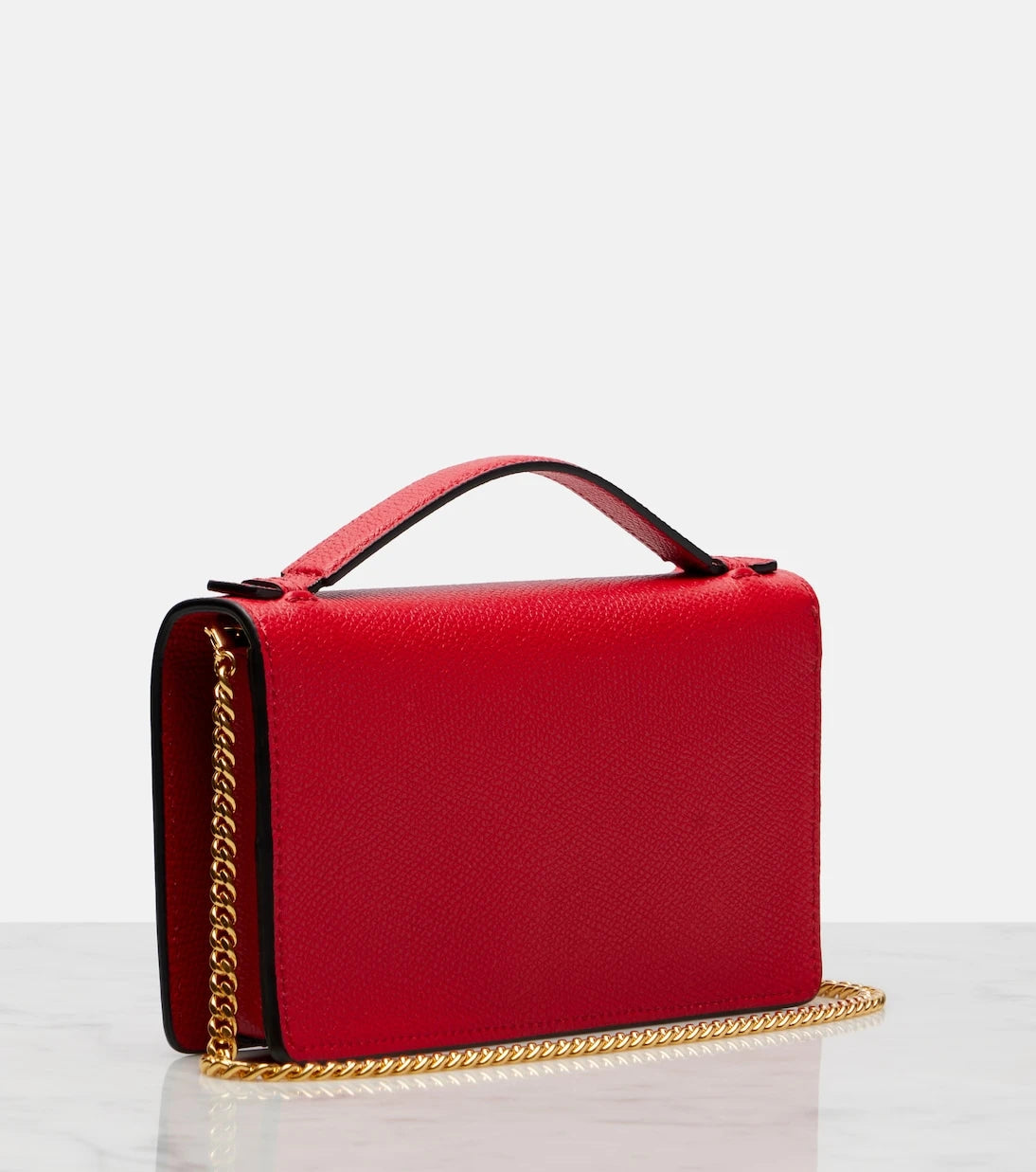 Valentino Garavani - VLogo Mini leather wallet on chain
