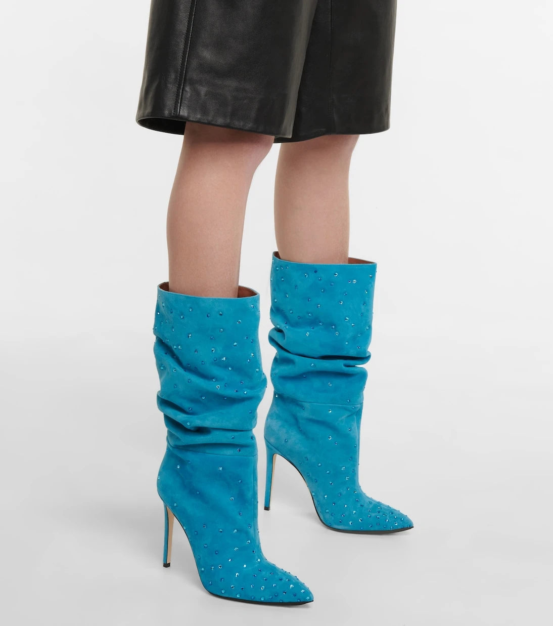Paris Texas - Holly embellished suede boots