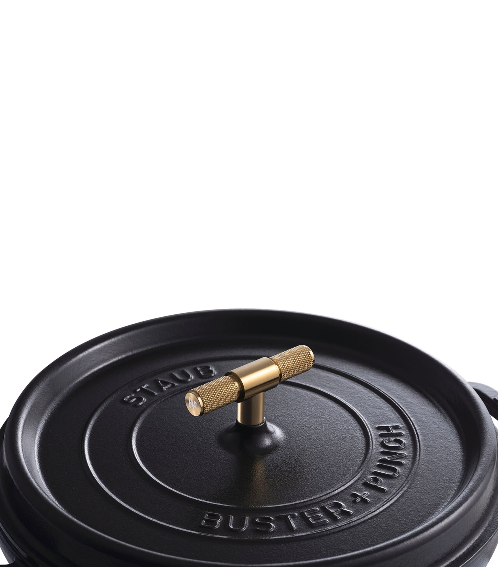 Staub x Buster + Punch Cocotte with Brass Knob (28cm)