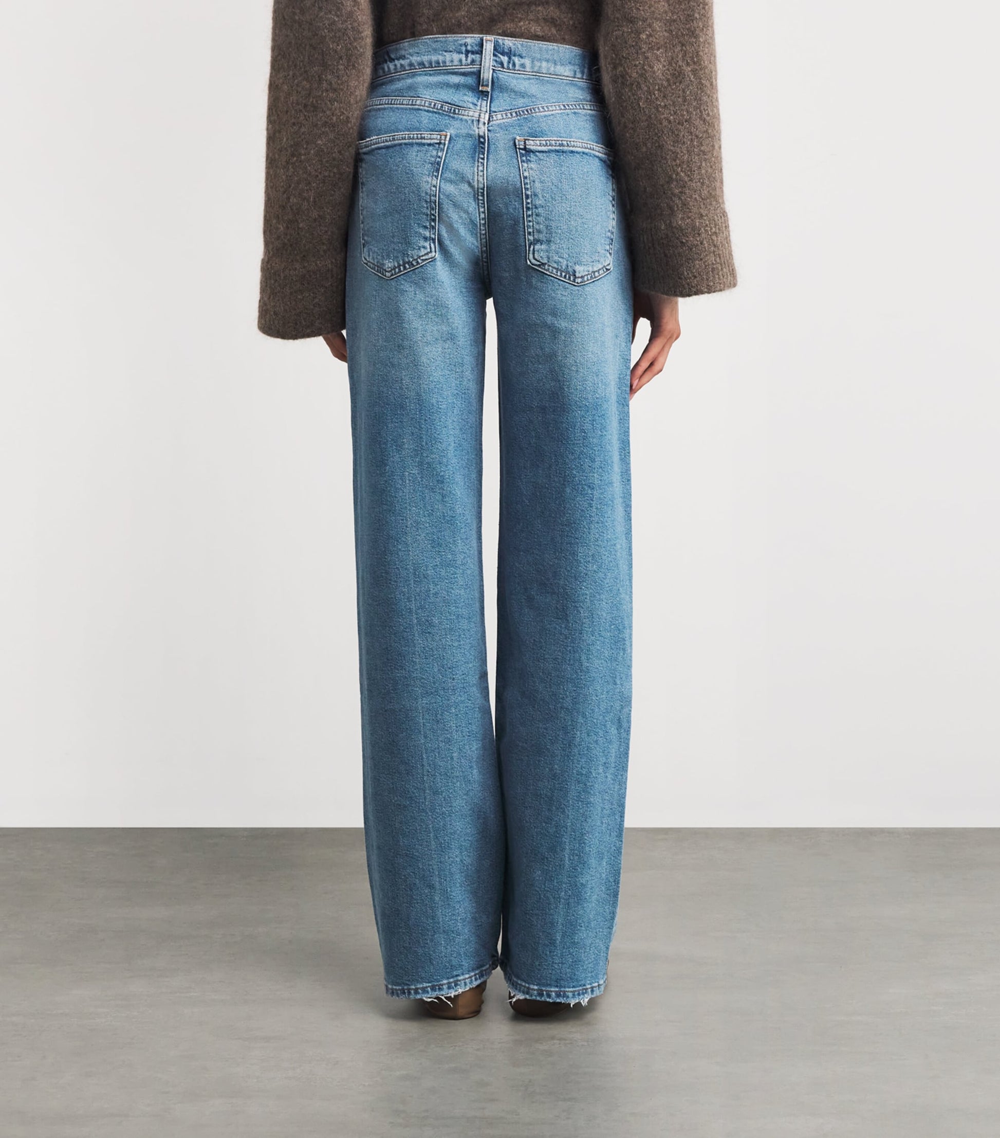 AGOLDE Blue Harper Relaxed Straight Jeans