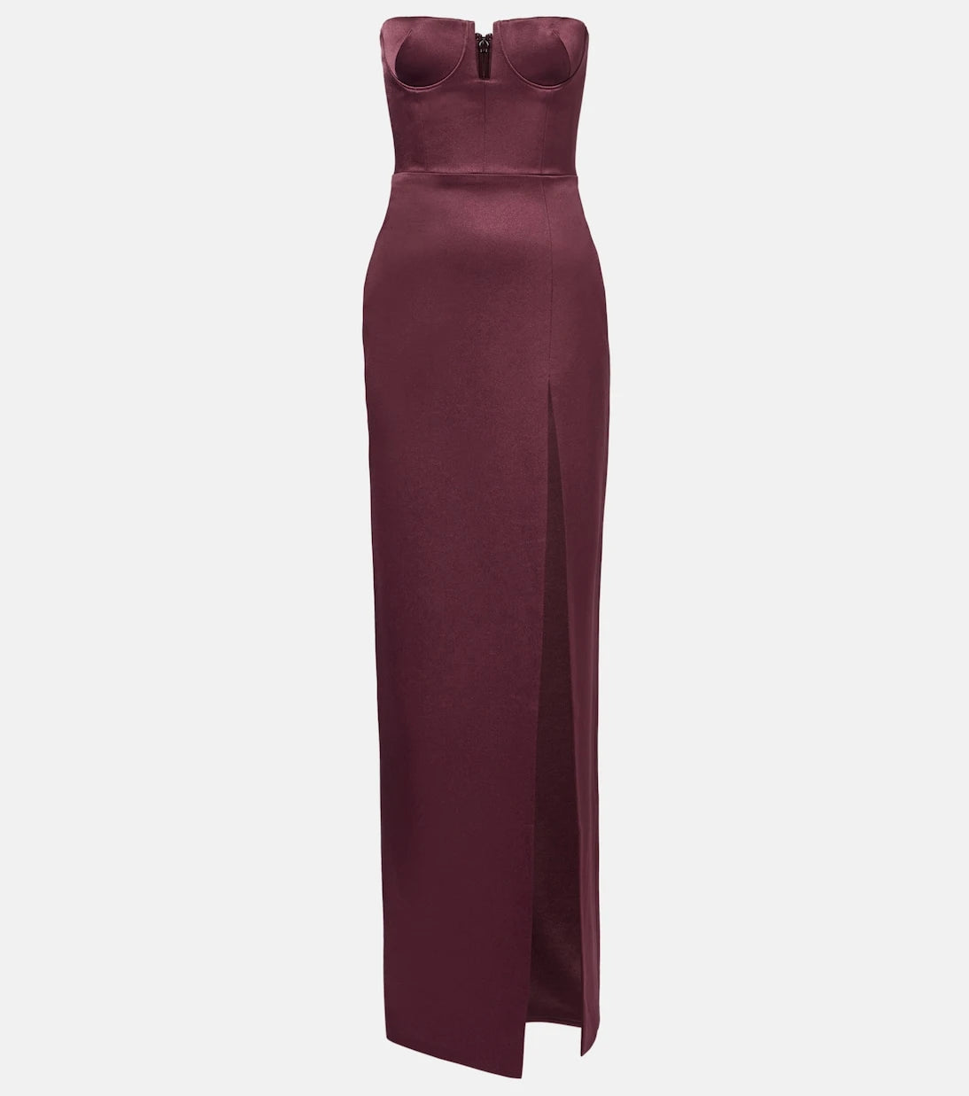 Alex Perry - Crêpe satin bustier gown