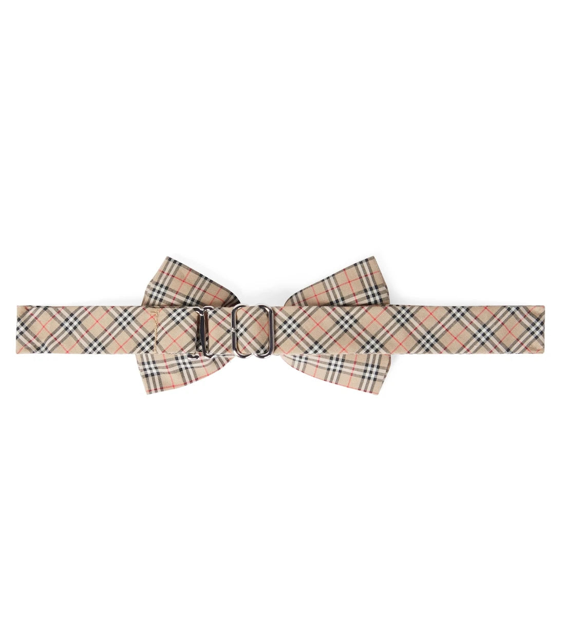 Burberry Kids - ربطة عنق قطنية بنقشة الكاروهات من بربري