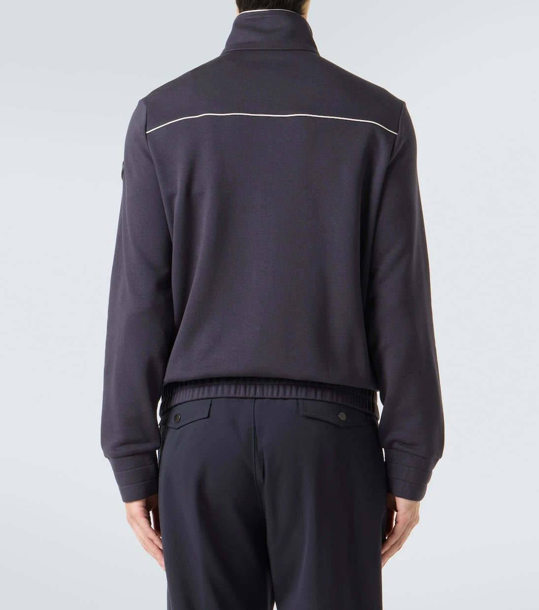 Moncler - Technical jersey zip-up sweatshirt