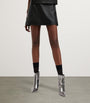 Black Leather Renai Mini Skirt
