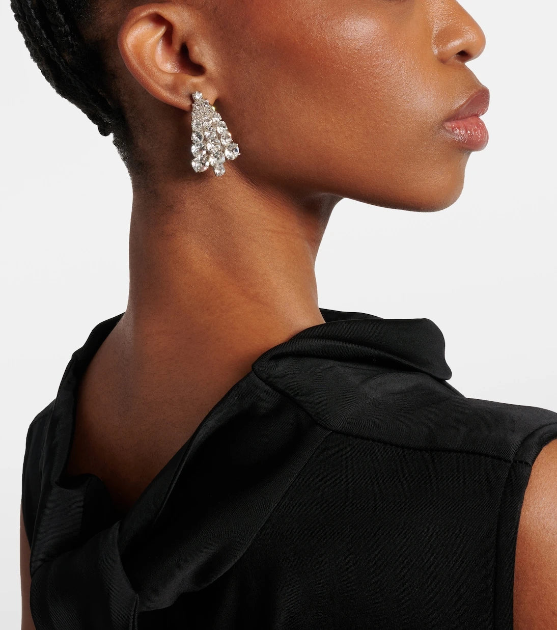 Jil Sander - Crystal-embellished earrings
