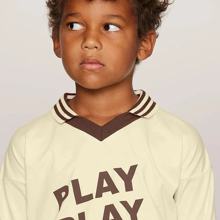 Mini Rodini çocuklar için pamuklu uzun kollu bluz PLAY