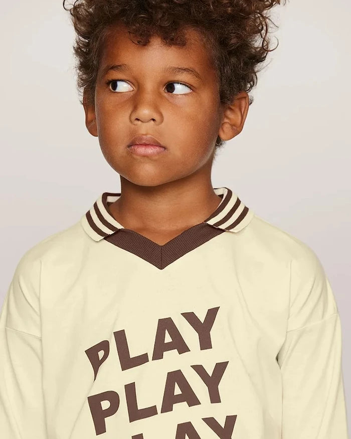 Mini Rodini çocuklar için pamuklu uzun kollu bluz PLAY