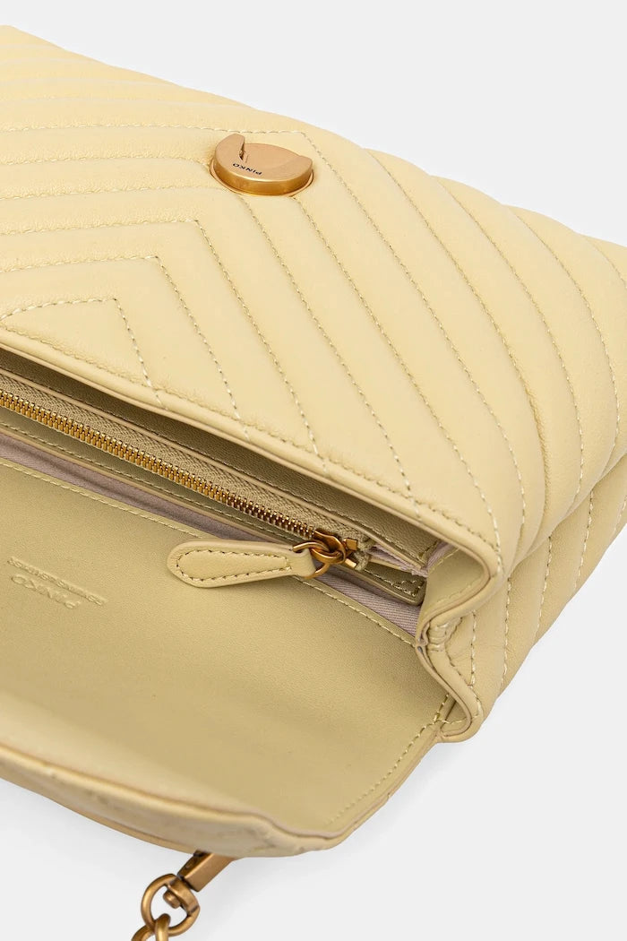 Pinko kadın deri crossbody çanta