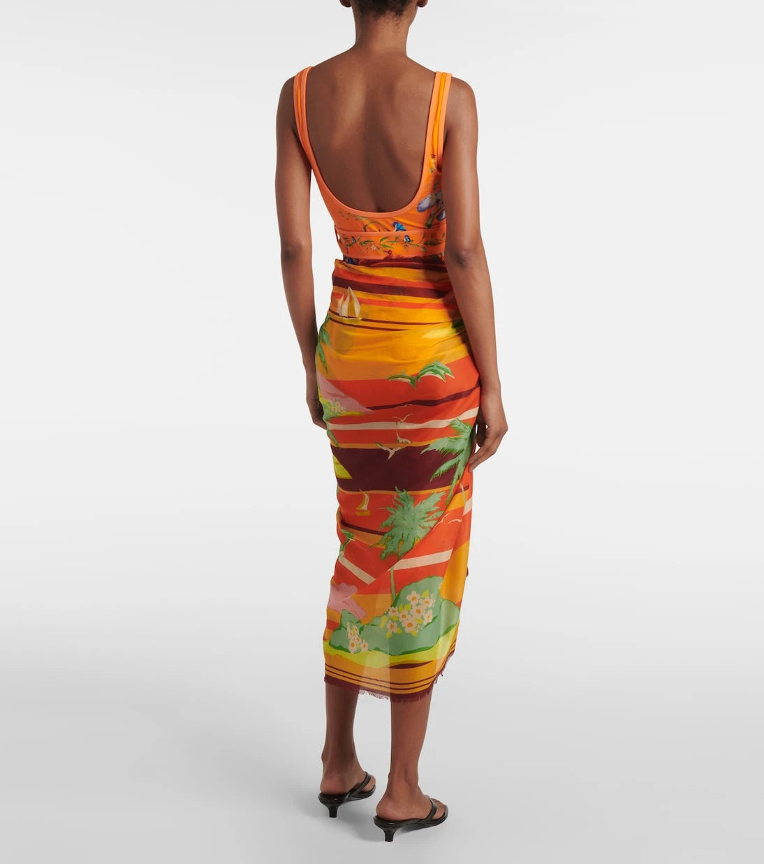 Alémais - Palm Island cotton beach cover-up