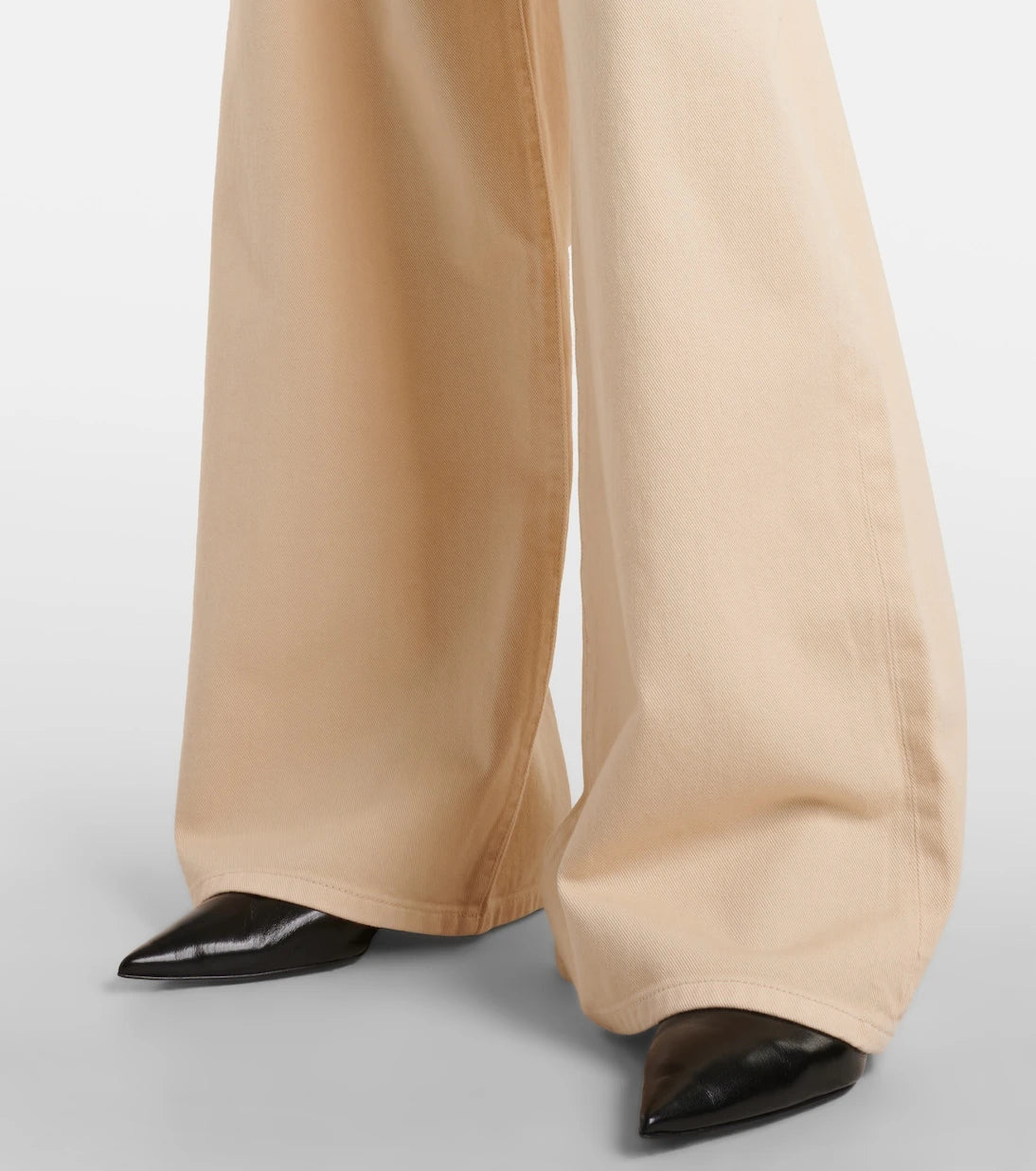 Sportmax - Siamese high-rise wide-leg jeans