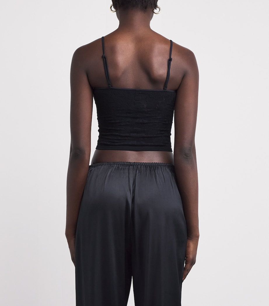 Lace Cropped Cami Top