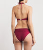 Ribbed Cassis Bikini Bottoms
