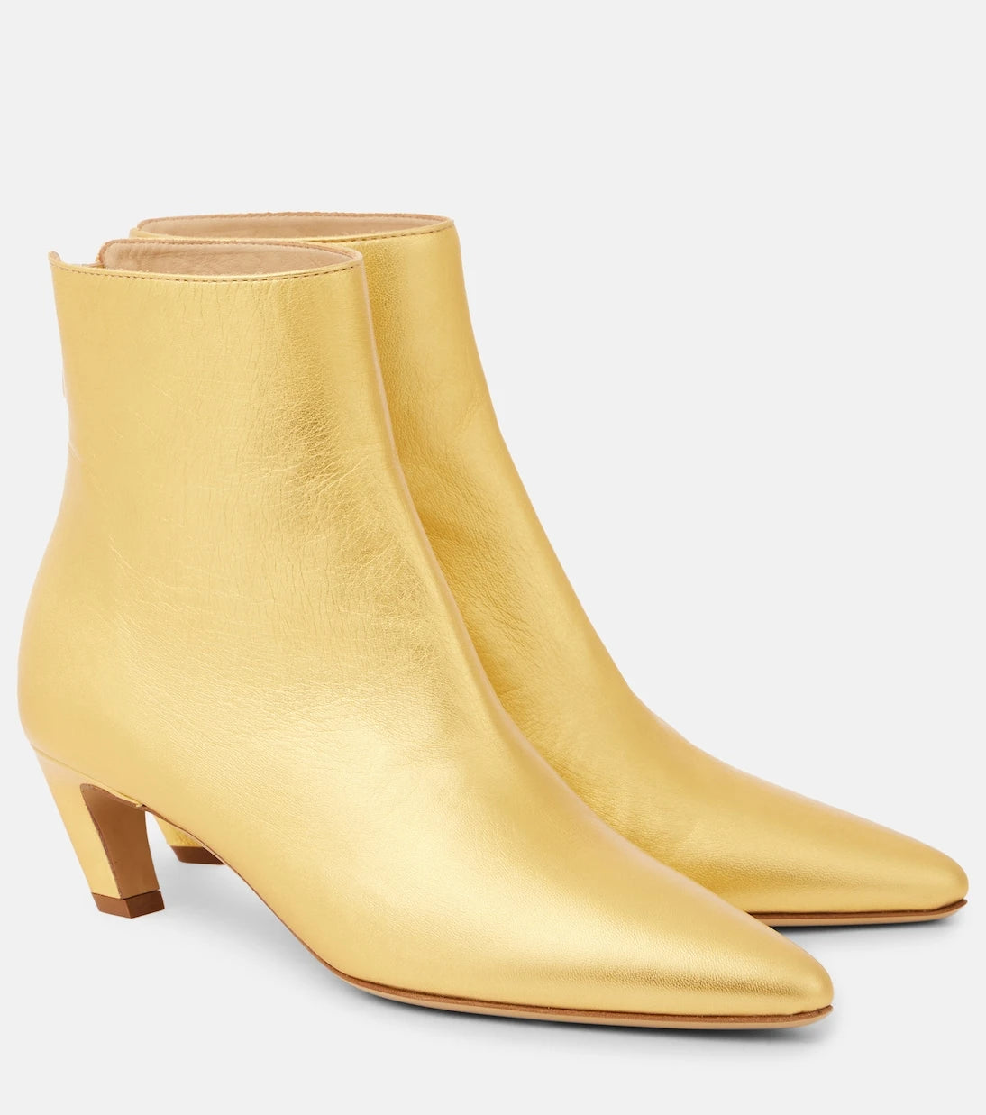 Gabriela Hearst - Clayton metallic leather ankle boots