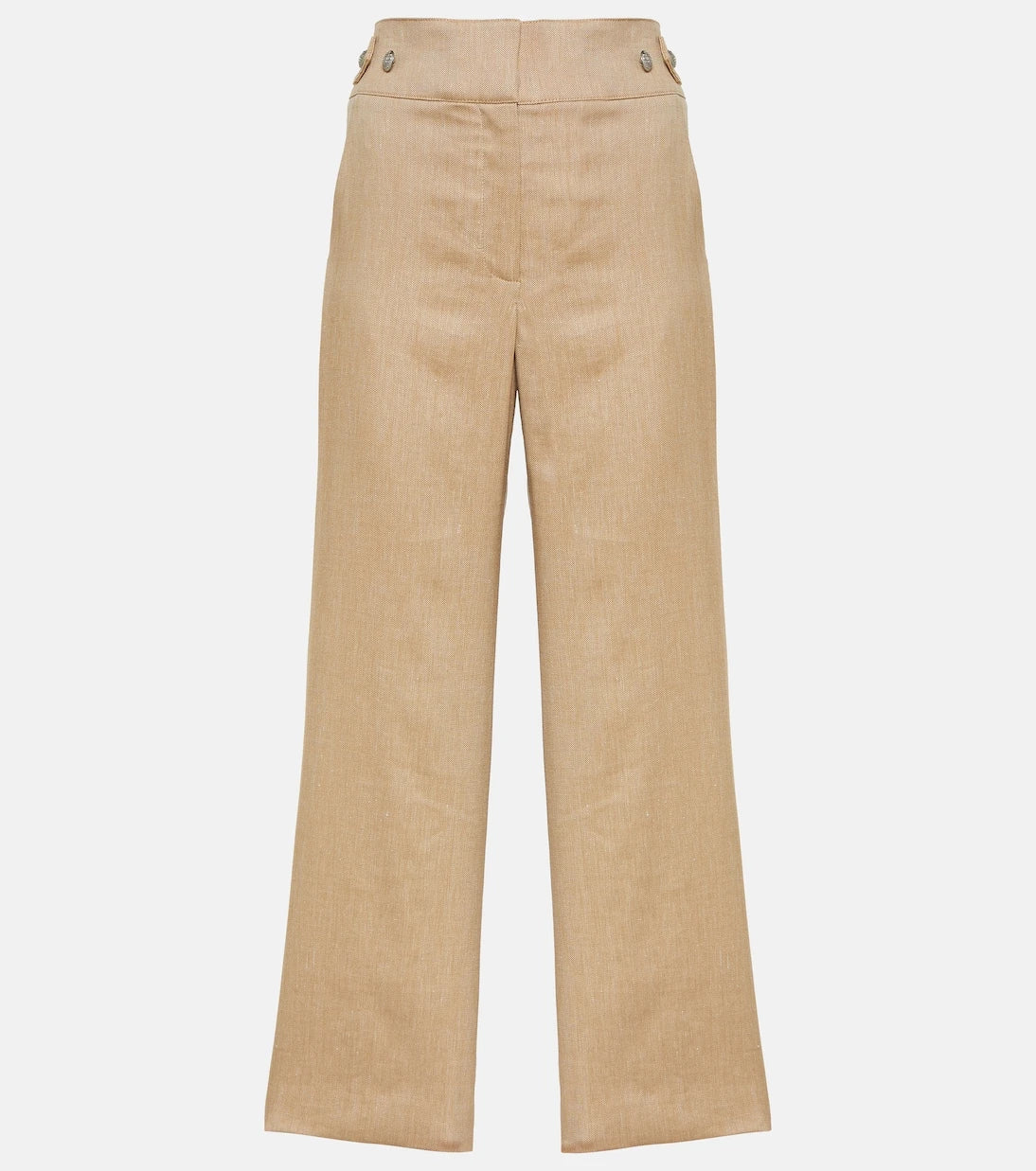 Veronica Beard - Aubrie linen-blend cropped pants
